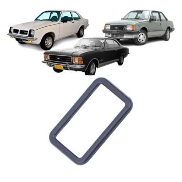 Imagem de Moldura Maç. Interna Monza Chev Kad Opala ../88 Azul S/lado - PLASTCAR