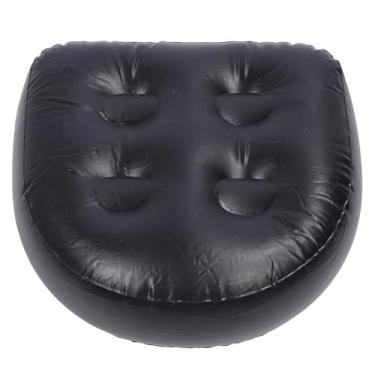 Imagem de Almofada Inflável para Spa, Banheira de Hidromassagem, Resistente à água, Travesseiro de Encosto para Casa, Spas, Piscinas (Preto)