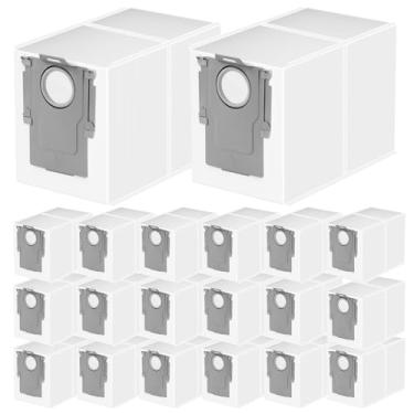 Imagem de Sinnya 20 pacotes de sacos de pó Q Revo para Roborock QV 35A/Qrevo S5V/Saros 10/10R/Qrevo/Q RevoS/Qrevo Pro/Plus/MaxV/Master/Curv S5X/Edge S5A/S8 MaxV/S8 Max Ultra Robot Aspirador, 3,5L de grande