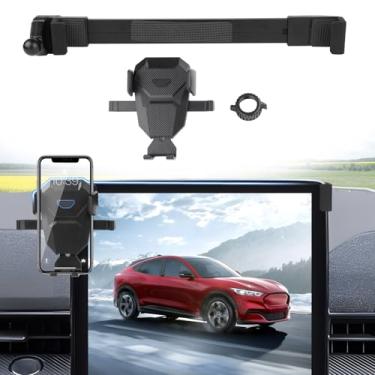 Imagem de Sunsdrew Suporte de telefone de carro para acessórios de expedição 2021-2025 Ford Mustang Mach-E/2022-2025 F-150 Lightning/2022-2025