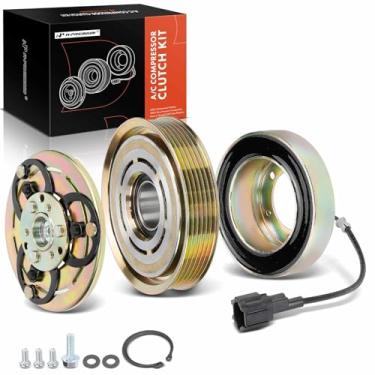 Imagem de A-Premium Kit de embreagem de compressor A/C de substituição para Nissan Xterra 2002-2004 Frontier AC Compressor Clutch Kit, 12V, 142,88 MM, 6PK