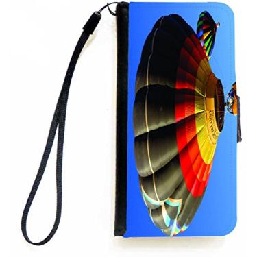 Imagem de Rikki Knight Capa carteira flip colorida de balão de ar quente com aba magnética para Apple iPhone 5c