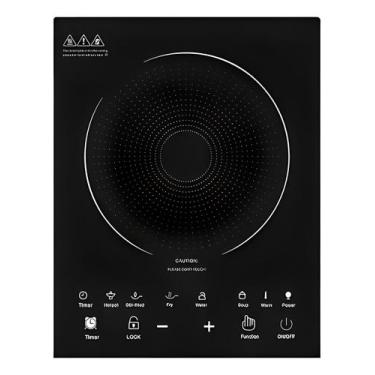 Imagem de Cooktop Indução Fogão elétrico painel Slim Touch digital vidro - Vijol