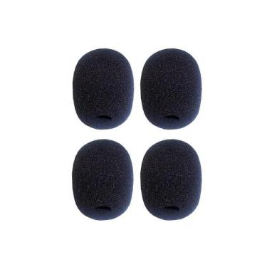 Imagem de Kit 4 Protetor Vento Microfone Sb-01 Espuma Universal Utilizado Todos 