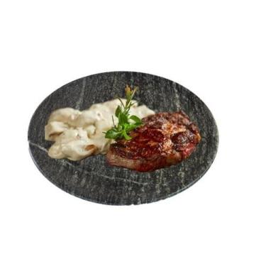Imagem de Prato Raso Refeição Pedra Sabão 30 cm - São José