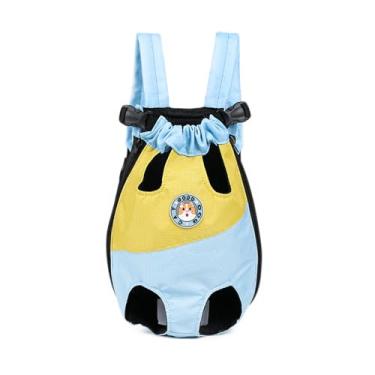 Imagem de Lanyihome Mochila Para Transporte De Pernas Para Animais De Estimação, Mochila Frontal Para Cães E Gatos, Mochila De Viagem De Malha Ventilada Com Cinto De Segurança Para Viagens, Caminhadas, Ciclis