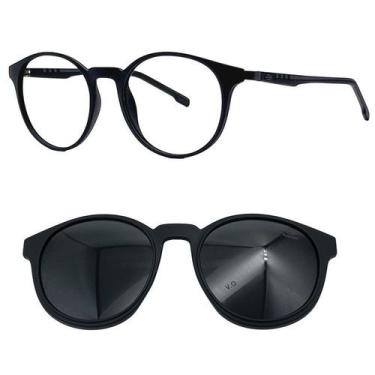 Imagem de Oculos Redondo Mormaii Swap 2 6071 ABC com 1 Clipon - Escolha, Cinza