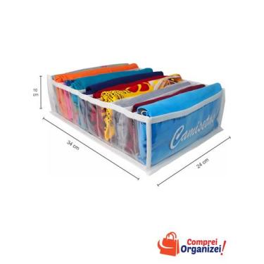 Imagem de 10 Organizador De Gavetas - Colmeia Organizadora De Camisetas - - Comp