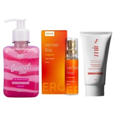 Imagem de Creme Aromatizante Sweet Clareador Perfume SenseF Feromonio - Intt