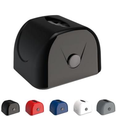 Imagem de Kit com 12 Porta Guardanapo de Mesa Easy Puxe Dispenser Multiuso Organizador Suporte Papel Interfolhado (PRETO)
