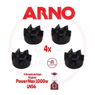 Imagem de Kit 4 Arrastadir do copo Liquidificador Arno Power Max LN56