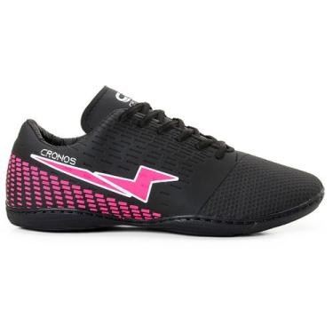 Imagem de Chuteira Futsal Quadra Cano Baixo CR Cronos Sola Costurada Masculino F