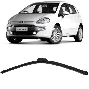 Imagem de Palheta Limpador Parabrisa Fiat Punto 2008 a 2017 Dianteira Motorista Dyna