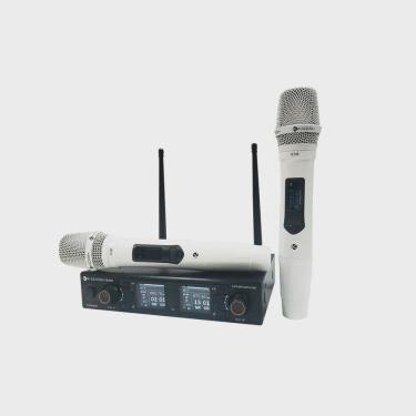 Imagem de Microfone kadosh K-502M sem fio bastão duplo branco
