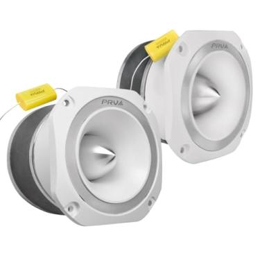 Imagem de PRV AUDIO Tweeter Bullet De Titânio Branco Tw700Ti De 4 Polegadas, 240 Watts, Super Tweeter De 8 Ohms, Driver De Alta Frequência Pro Audio Com Capacitor Integrado (2 Tweeters)