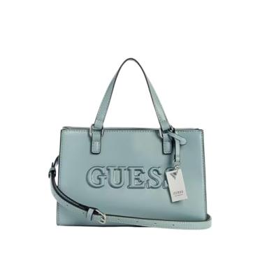 Imagem de GUESS Bolsa feminina Factory Hallow Lane, Jeans claro