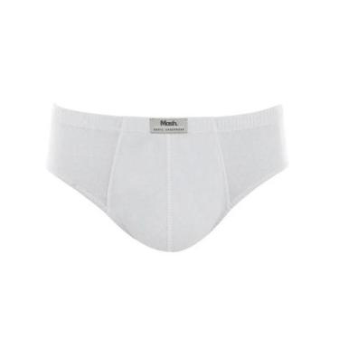 Imagem de Cueca Plus Size Mash 074.59 Algodão, Xgg, Branco