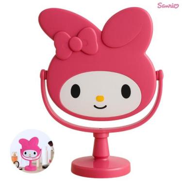 Imagem de Espelho De Mesa Maquiagem My Melody Rosa Acessório Sanrio