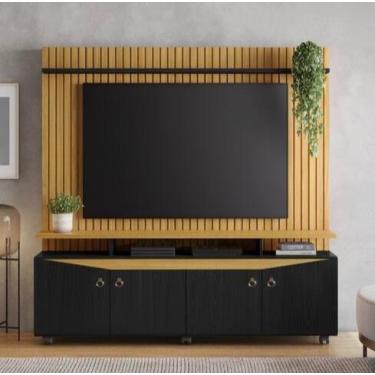 Imagem de Home Para TV Até 65" Conceito JCM Movelaria - Nature/Grafite