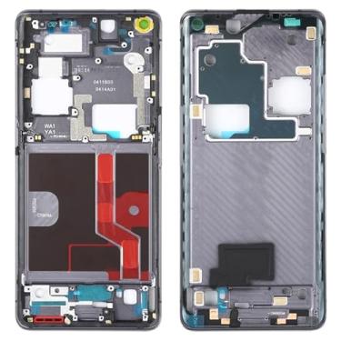 Imagem de Acessórios telefônicos Para Oppo Find X2 Pro CPH2025 PDEM30 Placa de moldura de moldura LCD da casa frontal original LCD Substituição do telefone celular