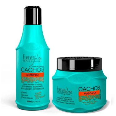 Imagem de Kit Formador de Cachos Shampoo e Mascara Forever Liss