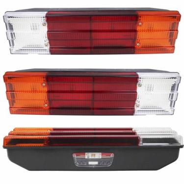 Imagem de PAR Lanterna Traseira Caminhão MB 1113 1418 1618 1620 2013 LED 12V - M