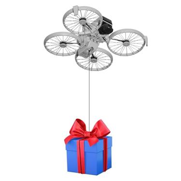Imagem de Sistema de drone Airdrop para DJI Flip, lançador de drone, carga útil/entrega/transporte, dispositivo de liberação de queda para acessórios DJI Flip