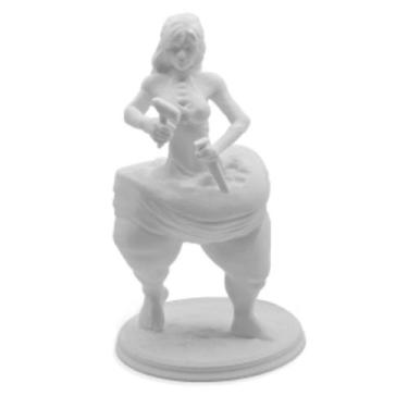 Imagem de Escultura Mulher Esculpindo Seu Corpo - Self-Made Woman - 3D Think BR,