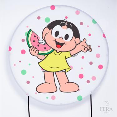 Imagem de Painel Decorativo para Festa 1,30x1,30 metros Vesti Fácil com Elástico Turma da Mônica - Fera Print