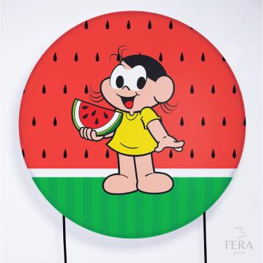 Imagem de Painel Decorativo para Festa 1,30x1,30 metros Vesti Fácil com Elástico Turma da Mônica - Fera Print