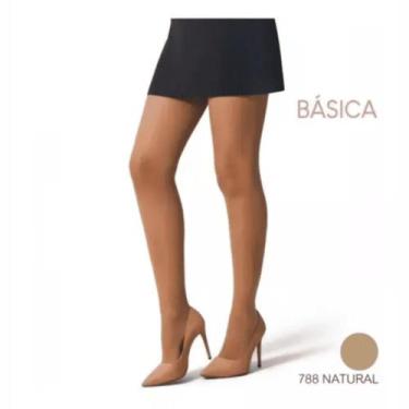 Imagem de Meia Calça Selene Fio 15 Com Elastano 9765.002, Natural, P