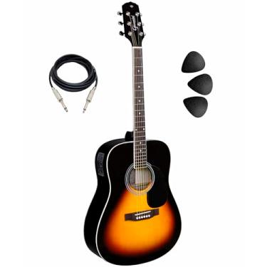 Imagem de Violão Giannini Eletroacústico Gd1 Eq Vsb-s Folk