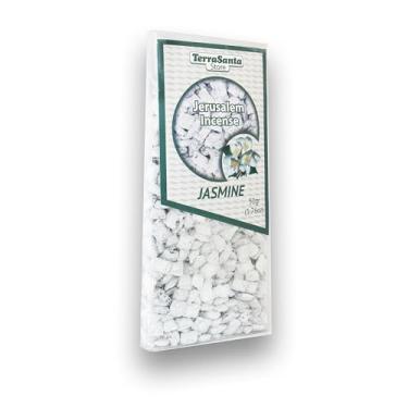 Imagem de Incenso de igreja ortodoxa grega – incenso perfumado de jasmim (Livani) da Terra Santa Jerusalém – Incenso aromático estilo Athos Blessed – 50 g, 120 g, 250 g, 500 g (50 g)