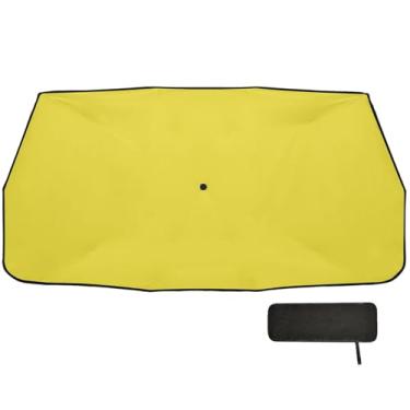 Imagem de Mimosa Guarda-chuva de carro para-brisa frontal bloqueio UV para-brisa automotivo 147.3 cm x 75.4 cm