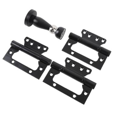 Imagem de Dobradiça da Porta, Carga Forte Rolando Rolagem Silenciosa de Porta para Casa (Preto)