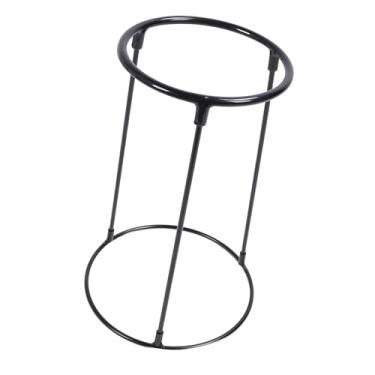 Imagem de Akozon Travel Djembe Stand - Carbon Steel Floor Portátil Piso Portátil Stand por 8,5 "a 12" Djembe Bateria - Suporte Versátil para Domicílio e Lojas