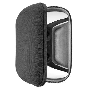 Imagem de GEEKRIA Estojo De Viagem Para Controle Compatível Com Sem Fio Sony Playstation 5 Dual Sense, Bolsa Transporte Rígida, Bolso Interno Malha Proteção Do Cabo Carregamento (Cinza)