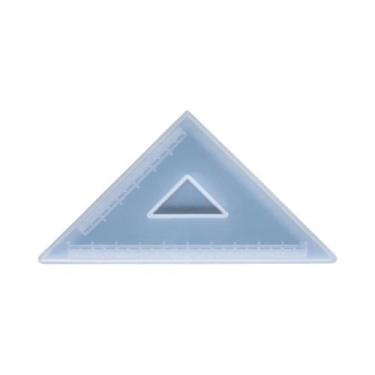 Imagem de Régua Triangular De Ângulo Reto, Resina Epóxi, Molde De Silicone Para 