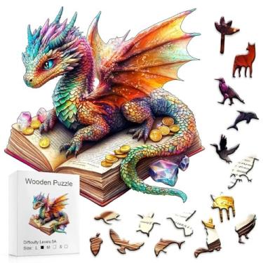Imagem de Quebra Cabeça de Madeira Dragontário, Wooden Puzzle | Diversão para toda família (A5 - S)