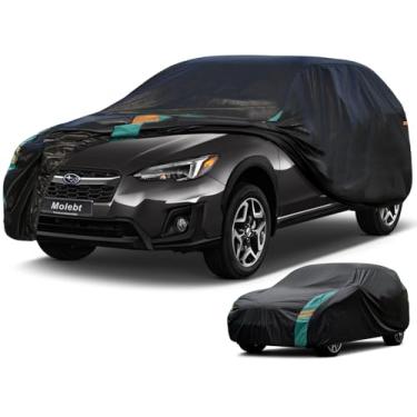 Imagem de Molebt Capa de carro SUV personalizada para Forester (2012-2025), impermeável para todos os climas para automóveis, cobertura completa ao ar livre com tiras de clipe à prova de vento.
