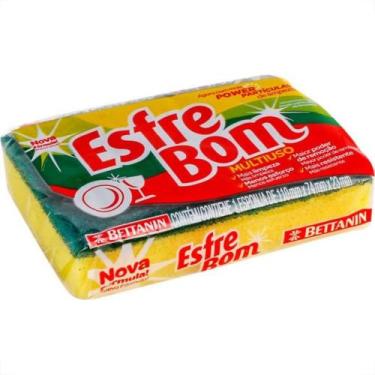 Imagem de Esponja Esfrebom Multiuso 10P+2Gratis Btn45010 - BETTANIN