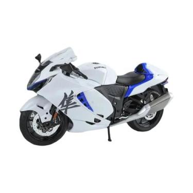 Imagem de Meninos Escala 1:9 Suzuki Hayabusa Modelo De Motocicleta Brinquedo Cor