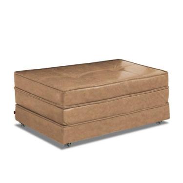 Imagem de Pufe Cama Solteiro Dobrável Com Rodízios Linha Super - Due Decor, Cora