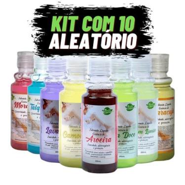 Imagem de Kit Sabonetes Líquidos Aroeira Cosmética 200mL  Morango, Lavanda, Aroe