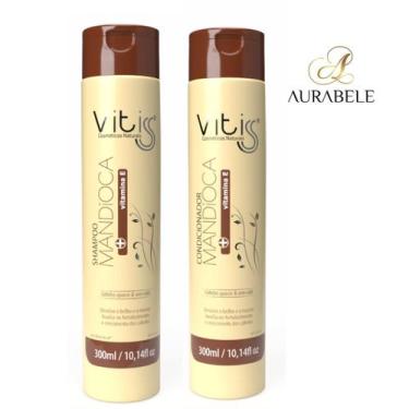 Imagem de Shampoo 300ml condicionador 300ml Mandioca Vitiss crescimento acelerad