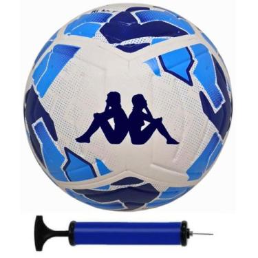 Imagem de Bola campo kappa blasty + bomba de ar, Azul