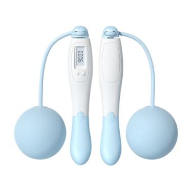 Imagem de Corda de Saltar Sem Fio,Corda de Saltar Inteligente Sem Fio com Peso - Equipamento De Fitness Com Peso E Velocidade Para Ginásio Doméstico Para Homens E Mulheres Exercício E Treino Em Interior E Exter