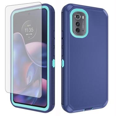 Imagem de Asuwish Capa de celular para Motorola Moto Edge 2022/MotoEdge 5G UW 2022 capa de celular híbrida robusta à prova de choque à prova de quedas acessórios móveis de corpo inteiro resistente Gen 3