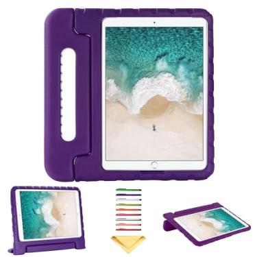 Imagem de UUcovers Capa infantil para iPad Pro de 10,5 polegadas 2017 e iPad Air 3ª geração 10,5 polegadas 2019, com alça giratória/suporte, macia, à prova de choque, EVA à prova de quedas, leve, para meninas e