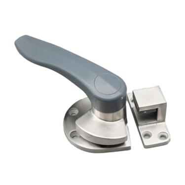 Imagem de Ｂｅｓｇａ Fechadura para porta de armário de vapor, fechadura para maçaneta de armário de congelamento para vagões de alimentos, portas herméticas para máquinas, aço para a Esquerda